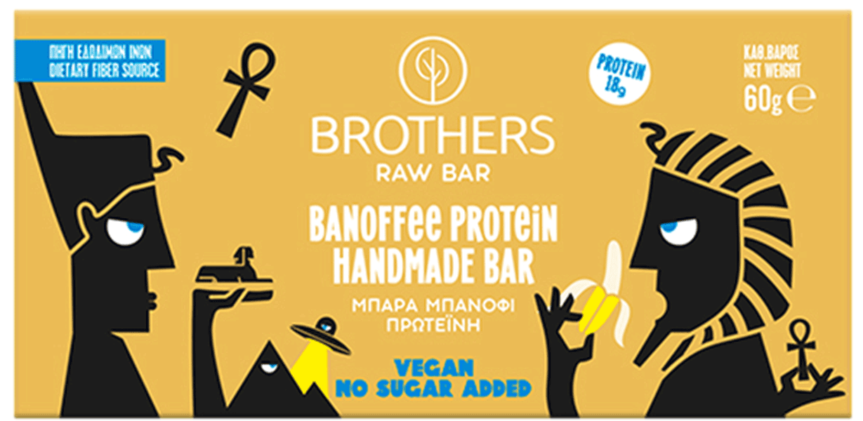 Brothers Μπάρα Μπανόφι Πρωτεΐνη 60g